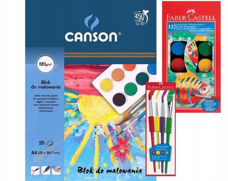 Blok do malowania Canson A4 120 g. 25 kartek