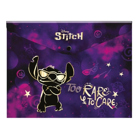 DISNEY GOLD KOPERTA NA DOKUMENTY A4 PP WZÓR 3 STITCH