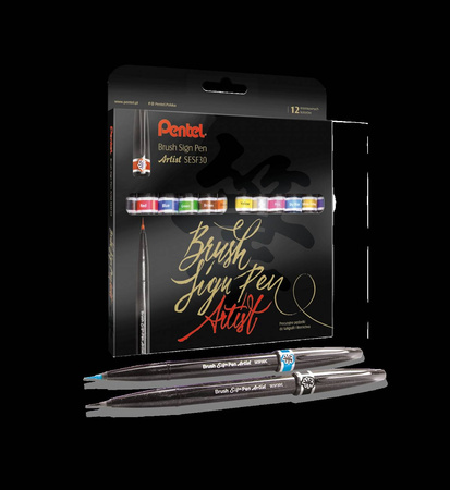 Elegancki zestaw do kaligrafii i letteringu Pentel