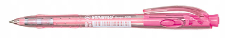 Długopis STABILO liner 308 różowy F