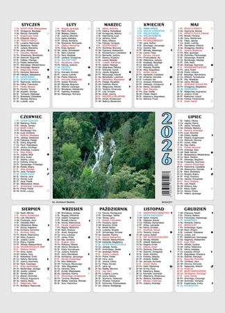 KALENDARZ PLAKIETKA MIX