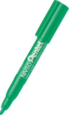 Marker wodoodporny ekologiczny zielony Pentel NN50