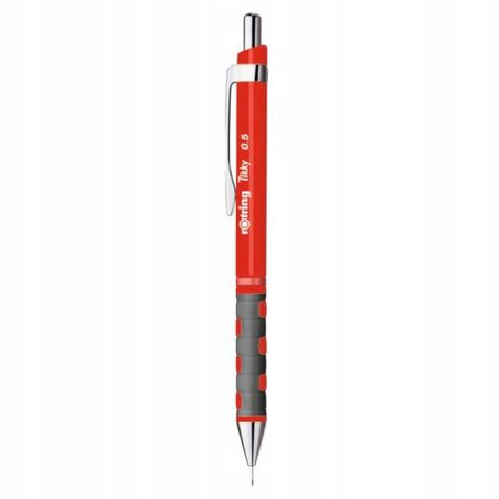 ROTRING TIKKY III OŁÓWEK 0,5 CZERWONY KORPUS