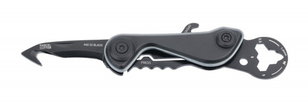 BRELOK TROIKA PARCEL CUT&CART, 9 FUNKCJI, CZARNY/TYTAN