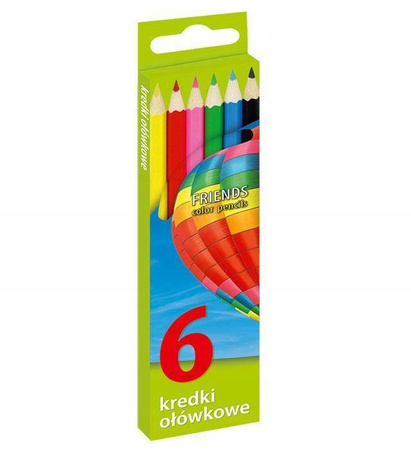 Kredka ołówkowa 6 kol. UNIONL