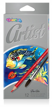 Colorino kredki akwarelowe okrągłe Artist 12 kol.