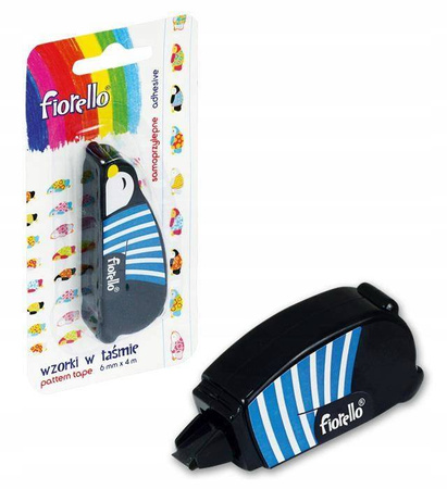 Wzorki w taśmie Fiorello Pingwin