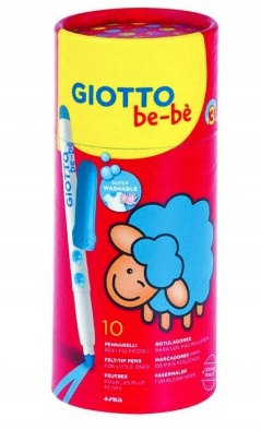 Pisaki Fibre Pens Giotto BeBe 10 kolorów