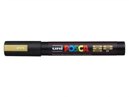 MARKER UNI PC-5M POSCA ZŁOTY NR 25