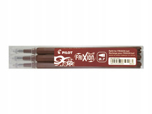 Wkłady do pióra kulkowego PILOT FRIXION 3SZT BRĄZ