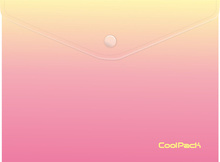 CoolPack Koperta A4 na zatrzask Gradient peach