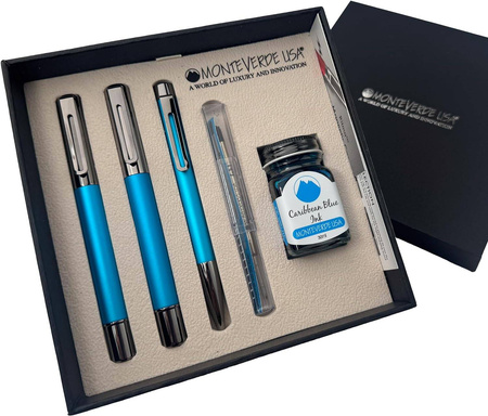 ZESTAW RITMA SPECIAL EDITION 2024  TURKUSOWY 3+2 PW+PK+DŁ+TŁOCZEK+ATRAMENT F