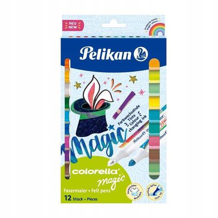 FLAMASTRY COLORELLA MAGIC C411 12 SZT. PELIKAN