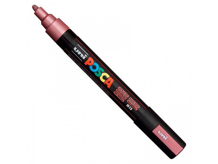Uni marker Posca PC-5M plakatowy metallic czerwony