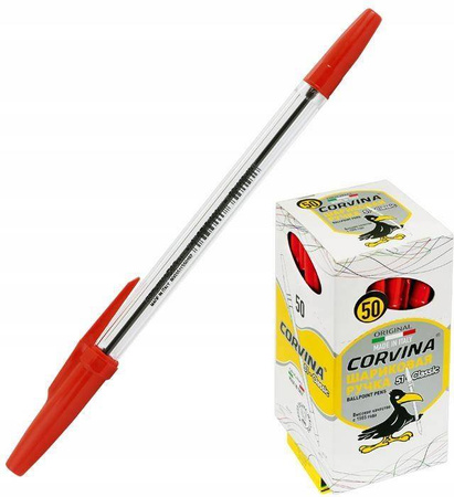 Długopis Corvina czerwony