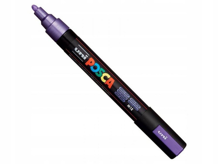 Uni marker Posca PC-5M plakatowy metallic fiolet