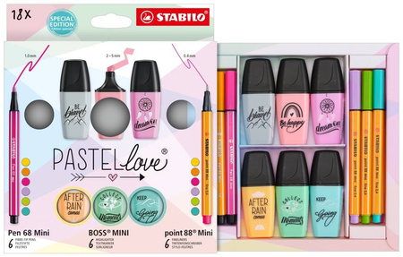 STABILO PASTELLOVE SET 18SZT