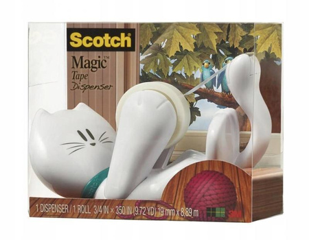Dyspenser 3M Scotch Kotek + taśma 19 mm x 8,89 m