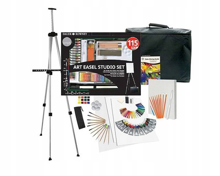 Zestaw Artystyczny ze Sztalugą 115el Daler Rowney