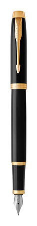 PARKER IM pióro wieczne Black Lacquer GT F