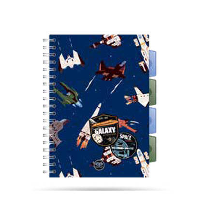 COOLPACK KOŁOZESZYT A5 PP SPACE ADVENTURE