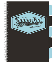 Pukka Project Book Black & Blue A4 krata czarny