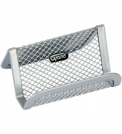 Stojak na wizytówki Grand srebrny