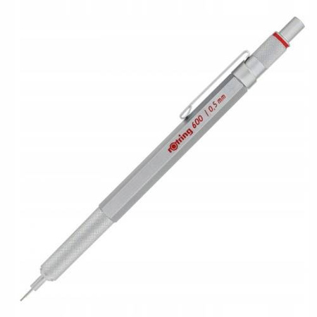 OŁÓWEK AUTOMATYCZNY ROTRING SREBRNY 0.5MM