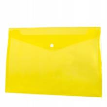 Koperta A4 Tetis BT611 na zatrzask Żółta