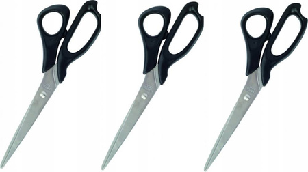 Nożyczki z uchwytem ABS GRAND 8.5 - 21.5 cm CZARNE