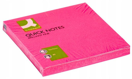 Bloczek samoprzylepny różowy karteczki notes 6szt