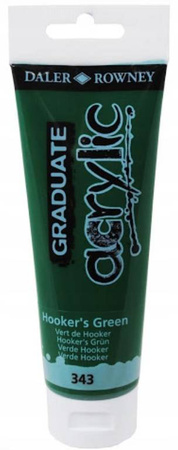Farba akrylowa Daler Rowney 343 Hookers Green