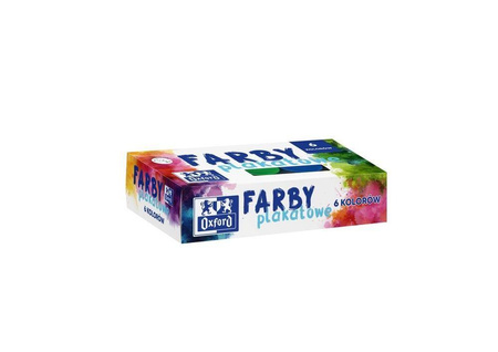 FARBY PLAKATOWE OXFORD 6 KOLORÓW