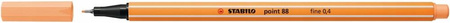 Cienkopis Stabilo point 88 light orange