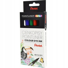 CIENKOPIS PENTEL POINTLINER COLOUR KPL 4