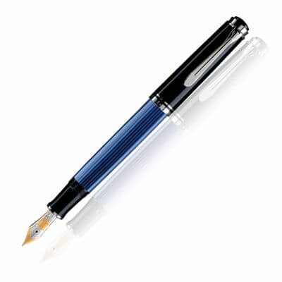PIÓRO WIECZNE M 805 EF CZARNO NIEBIESKIE PELIKAN