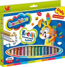 Kredki Bambino 18 kolorów drewniana oprawa