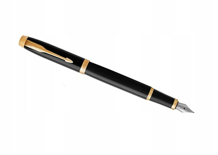PARKER IM pióro wieczne Black Lacquer GT F