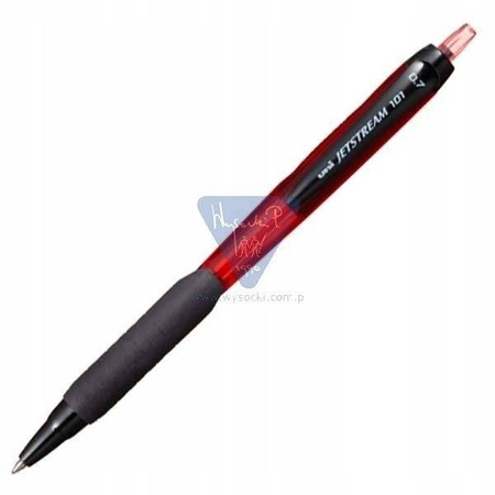 Uni długopis SXN-101 Jetstream czerwony 0,5mm