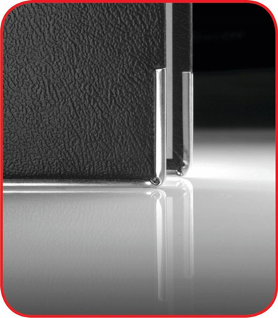 Segregator Herlitz Q.file 8 cm Łososiowy