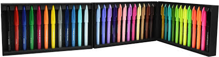 Pisaki Pentel Brush Sign Pen zestaw 26 sztuk