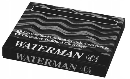 Naboje atramentowe Waterman Czarne 8szt.