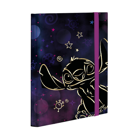 DISNEY GOLD TECZKA PRZEST TECZKA A5 Z GUMKĄ 3CM STITCH