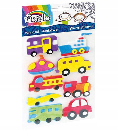 Naklejki piankowe Fiorello pojazdy