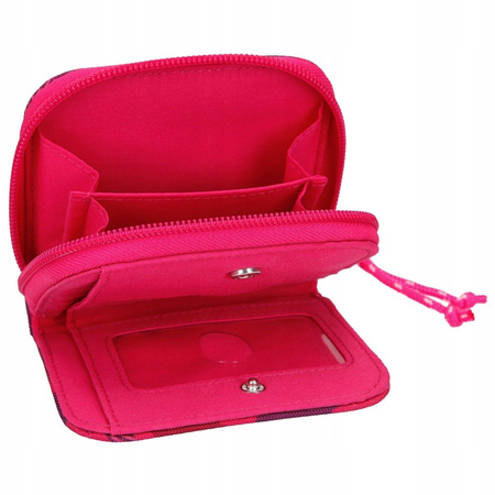 Różowa Portmonetka Top model z cekinami Star