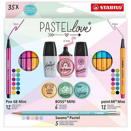 STABILO PASTELLOVE SET 35 SZT