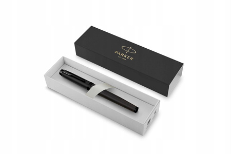 PARKER IM pióro wieczne Achromatic Black mat F