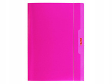Teczka z gumką HERLITZ Color Blocking A4 Różowa