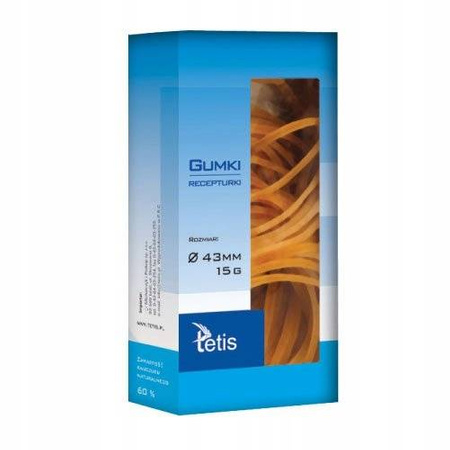 Gumki recepturki Tetis GG202 woreczek 500 g 38 mm