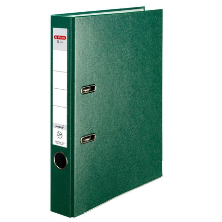 Segregator Herlitz Q.file 5 cm ZIELONY